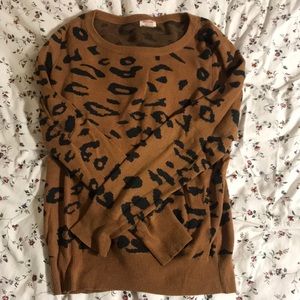 Cozy Leopard Sweater